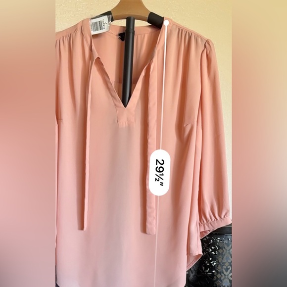 Torrid Harper Georgette Pullover Women's Blouse - Size 0 (12) - Picture 4 of 5